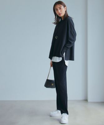 【ＷＥＢ限定カラーあり／洗える】ウーステッドウール　ビッグシルエット　ニット（ＫＲ２７ＳＷ０４５６）