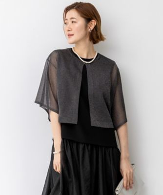 ＜23区 L (Women/大きいサイズ)＞【ＡＰＰＬＡＵＤＩＲ】グロッシーニット　ボレロカーディガン（ＫＲＡ２ＬＭ０７４０）