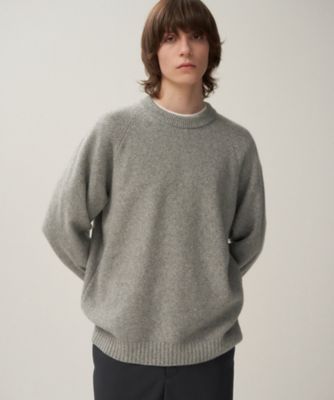 ＬＡＭＢＳ ＷＯＯＬ ｜ クルーネックセーター － ＵＮＩＳＥＸ（ＫＲＡＧＣＷ０４０２） | ATON (Women/Men)/エイトン |  三越伊勢丹オンラインストア・通販【公式】