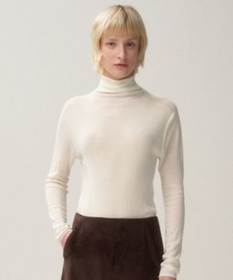 ＜ATON (Women/Men)＞ＲＯＹＡＬ　ＷＯＯＬ　ＣＩＲＣＵＬＡＲ　ＲＩＢ　｜　タートルネックセーター（ＫＲＡＧＣＷ０７０２）