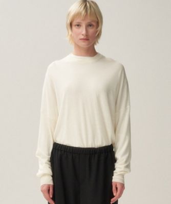 ＜ATON (Women/Men)＞ＳＨＥＥＲ　ＷＯＯＬ　｜　クルーネックセーター（ＫＲＡＧＣＷ０７１０）