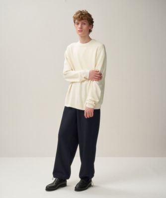 FINE WOOL MELTON ｜ クルーネックセーター