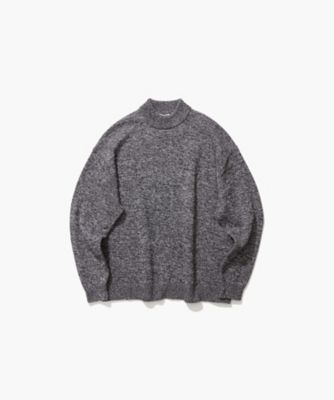 ATON / エイトン】BABY ALPACA(MIX素材) MOCK NECK SWEATER（ニット／セーター）｜BOICE FROM  BAYCREW'S（ボイスフロムベイクルーズ）の通販｜BAYCREW'S STORE