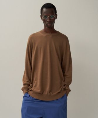 NUBUCK SILK COTTON ｜ クルーネックセーター