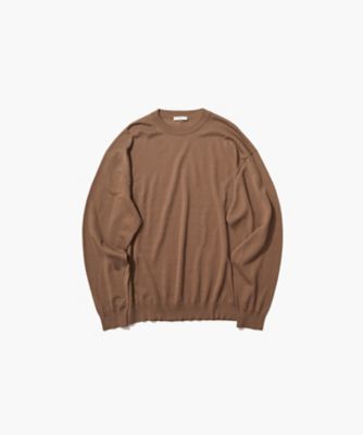 ATON COTTON SILK コットンシルク クルーネックセーター COTTON SILK | クルーネックセーター / ATON | ファッション通販