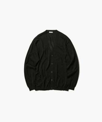 ＜ATON (Women/Men)＞ＮＵＢＵＣＫ　ＳＩＬＫ　ＣＯＴＴＯＮ　｜　オーバーサイズカーディガン　－　ＵＮＩＳＥＸ（ＫＲＡＧＧＭ０１１３）