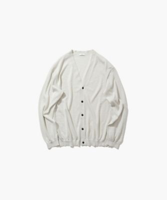 ＜ATON (Women/Men)＞ＲＡＭＩＥ　ＣＡＳＨＭＥＲＥ　｜　Ｖネックニットカーディガン　－　ＵＮＩＳＥＸ（ＫＲＡＧＧＭ０１２１）