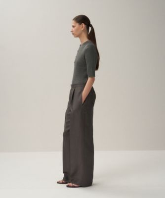 ＲＡＭＩＥ　ＷＯＯＬ　ＲＩＢ　｜　ヘンリーネックセーター（ＫＲＡＧＧＭ０２１２）