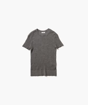 ＲＡＭＩＥ　ＷＯＯＬ　ＲＩＢ　｜　ショートスリーブセーター（ＫＲＡＧＧＭ０２１３）