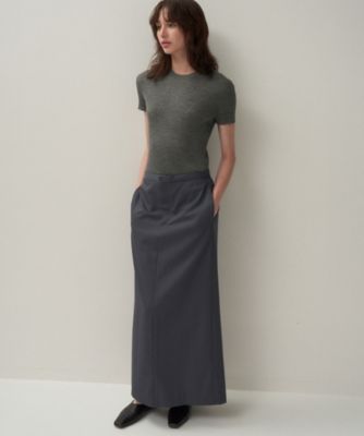 ＲＡＭＩＥ　ＷＯＯＬ　ＲＩＢ　｜　ショートスリーブセーター（ＫＲＡＧＧＭ０２１３）