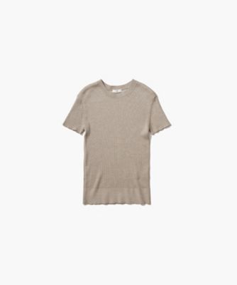 ＲＡＭＩＥ　ＷＯＯＬ　ＲＩＢ　｜　ショートスリーブセーター（ＫＲＡＧＧＭ０２１３）
