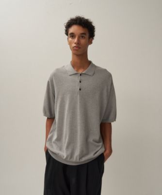 ＣＯＴＴＯＮ　ＷＡＳＨＩ　ＫＮＩＴ　｜　ハーフスリーブポロセーター　－　ＵＮＩＳＥＸ（ＫＲＡＧＧＭ０３００）