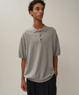 ＣＯＴＴＯＮ　ＷＡＳＨＩ　ＫＮＩＴ　｜　ハーフスリーブポロセーター　－　ＵＮＩＳＥＸ（ＫＲＡＧＧＭ０３００）