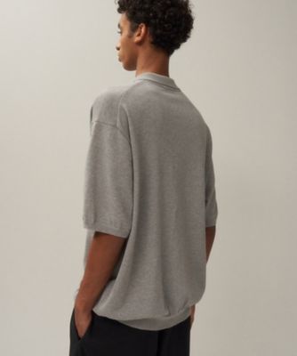 ＣＯＴＴＯＮ　ＷＡＳＨＩ　ＫＮＩＴ　｜　ハーフスリーブポロセーター　－　ＵＮＩＳＥＸ（ＫＲＡＧＧＭ０３００）