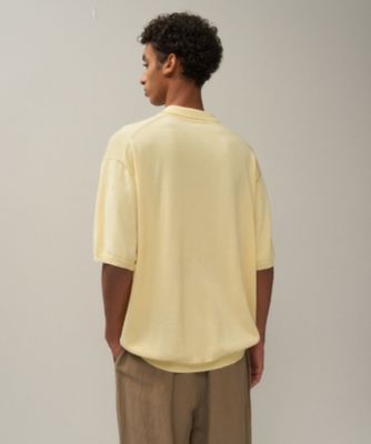 ＣＯＴＴＯＮ　ＷＡＳＨＩ　ＫＮＩＴ　｜　ハーフスリーブポロセーター　－　ＵＮＩＳＥＸ（ＫＲＡＧＧＭ０３００）