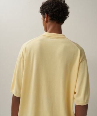 ＣＯＴＴＯＮ　ＷＡＳＨＩ　ＫＮＩＴ　｜　ハーフスリーブポロセーター　－　ＵＮＩＳＥＸ（ＫＲＡＧＧＭ０３００）