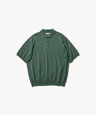 ＣＯＴＴＯＮ　ＷＡＳＨＩ　ＫＮＩＴ　｜　ハーフスリーブポロセーター　－　ＵＮＩＳＥＸ（ＫＲＡＧＧＭ０３００）