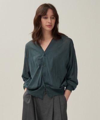 COMPACT COTTON ｜ Vネックニットカーディガン