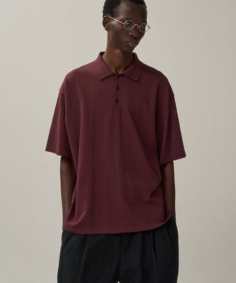 FRESCA KNIT ｜ ハーフスリーブポロセーター