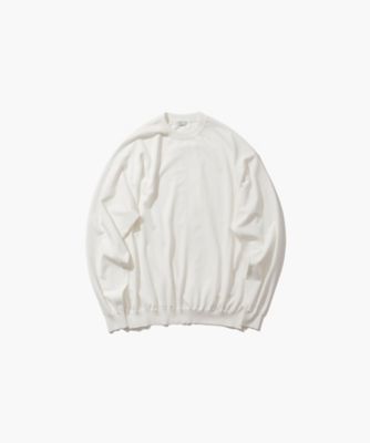 ＜ATON (Women/Men)＞ＦＲＥＳＣＡ　ＫＮＩＴ　｜　クルーネックセーター　－　ＵＮＩＳＥＸ（ＫＲＡＧＧＭ０４０３）