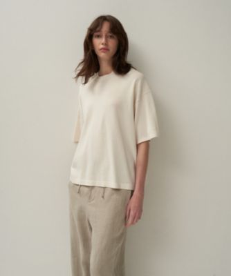 ATON (Women/Men)/エイトン ＷＡＳＨＩ　ＫＮＩＴ　｜　クルーネックセーター（ＫＲＡＧＧＭ０４０６）