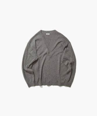 ATON (Women/Men)/エイトン WOOL WASHI | オーバーサイズカーディガン - UNISEX(KRAGGW0104)
