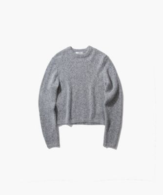 ＜ATON (Women/Men)＞ＳＩＬＫ　ＡＬＰＡＣＡ　｜　クルーネックセーター（ＫＲＡＧＧＷ０７０７）