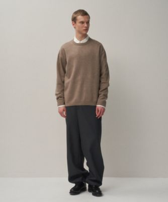FINE WOOL MELTON ｜ クルーネックセーター