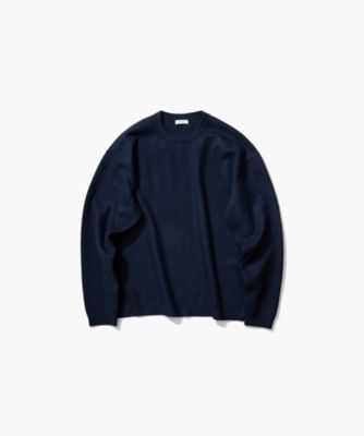 FINE WOOL MELTON ｜ クルーネックセーター