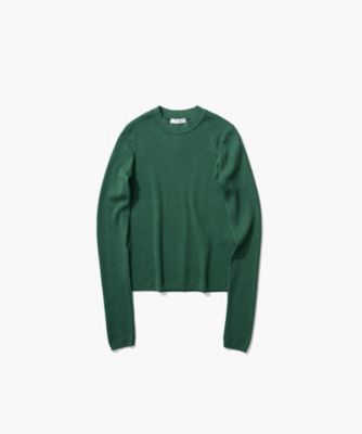 RAMIE WOOL RIB ｜ リブモックネックセーター