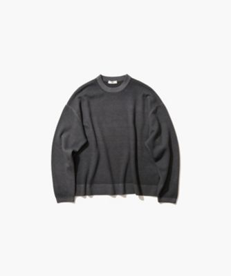 ATON スウェット ネイビー サイズ2 美品 ATON（エイトン）の「【ATON/エイトン】SUVIN 60/2 OVERSIZED T