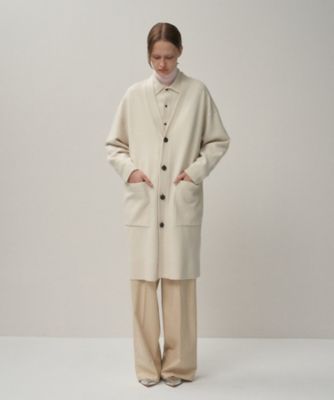 ATON WOOL COTTON BRUSHED オーバーサイズカーディガン WOOL COTTON BRUSHED | オーバーサイズカーディガン - UNISEX