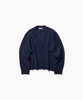 MERINO COLLEGE KNIT ｜ Vネックセーター