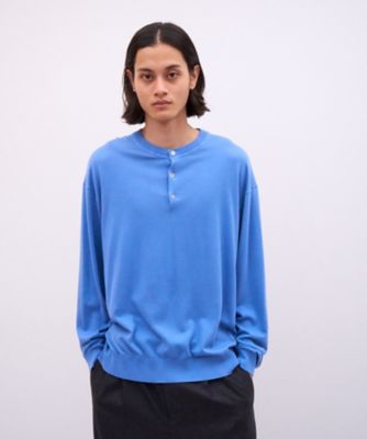 SMOOTH SUVIN ｜ ヘンリーネックセーター － UNISEX