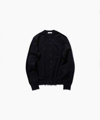 FINE COMPACT COTTON ｜ クルーネックカーディガン