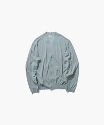 定価48000円❤️theory 100%カシミア ニットカーディガン HIGH TWIST COTTON ｜ Vネックニットカーディガン