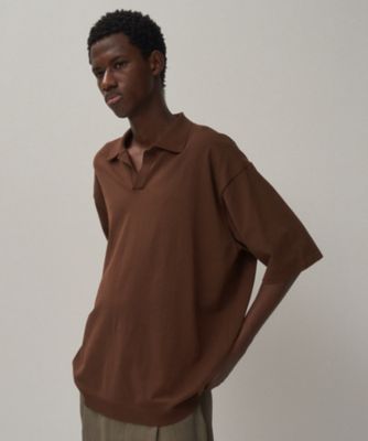 KITH KHM033427 シャドウストライプ スキッパー ポロシャツ L KITH KHM033427 シャドウストライプ スキッパー ポロシャツ L 【公式通販】