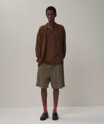 theory uxe 23SS Ice Cotton Aman カーディガン FINE ICE COTTON ｜ Vネックカーディガン