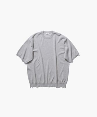 COTTON WASHI KNIT ｜ ハーフスリーブクルーネック