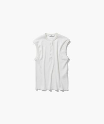 FRESCA CIRCULAR RIB ｜ ヘンリーネックプルオーバー 