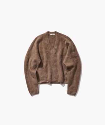 ⭐️極美品　ATON NATURAL DYE WOOL ハイネックセーター ROYAL CASHMERE FUR ｜ Vネックセーター