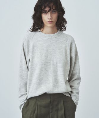 ＜ATON (Women/Men)＞ＷＯＯＬ　ＷＡＳＨＩ　｜　クルーネックセーター　－　ＵＮＩＳＥＸ（ＫＲＡＧＮＭ０１０２）