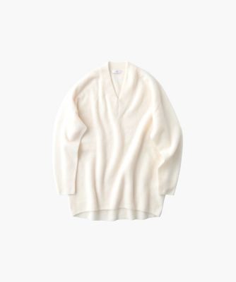 ＜ATON (Women/Men)＞ＧＡＲＭＥＮＴ　ＤＹＥ　ＣＡＳＨＭＥＲＥ　｜　Ｖネックセーター（ＫＲＡＧＮＷ０９００）
