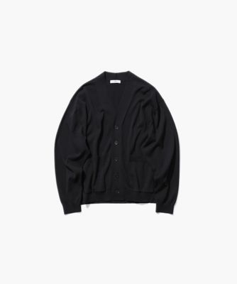 ATON WOOL COTTON BRUSHED オーバーサイズカーディガン WOOL COTTON BRUSHED | オーバーサイズカーディガン - UNISEX