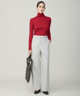 新色追加】エクストラファインメリノリブ タートルネックプルオーバー