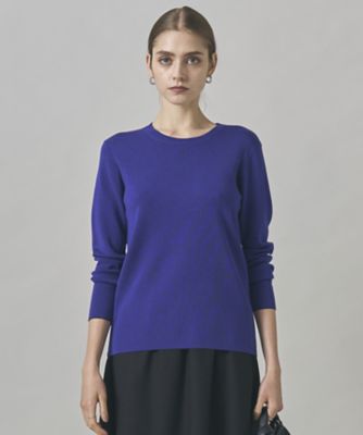 洗える】 エクストラファインメリノ クルーネックプルオーバー