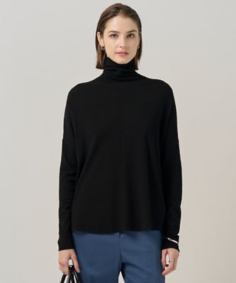 ＜ICB L (Women/大きいサイズ)＞【新色追加・ＷＥＢ限定カラーあり】　レーヨンワイド　タートルネックプルオーバー（ＫＲＣＭＧＷ０５０６）