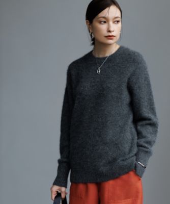 ＜ICB L (Women/大きいサイズ)＞【３０ｔｈ　ＡＮＮＩＶＥＲＳＡＲＹ】ルレックスフォックスアルパカ　プルオーバーニット（ＫＲＣＭＧＷ０５１２）