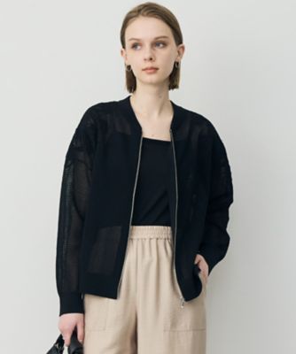 ICB L (Women/大きいサイズ)/アイシービーＬ メッシュレースブルゾン（ＫＲＣＭＬＭ０５０２）