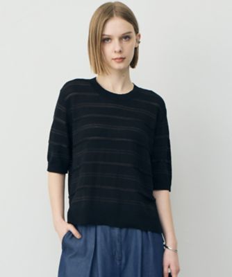 ＜ICB L (Women/大きいサイズ)＞ルレックスパターン　ニットプルオーバー（ＫＲＣＭＬＭ０５０３）